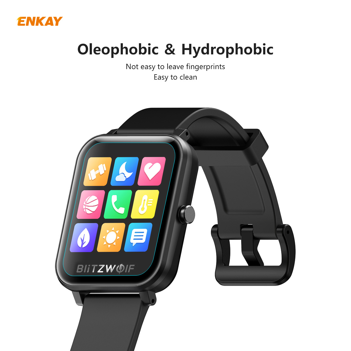 ENKAY-02mm-9H-215D-Are-Edge-Tempered-Glass-Protective-Film-Watch-Screen-Protector-only-for-BlitzWolf-1789630-3