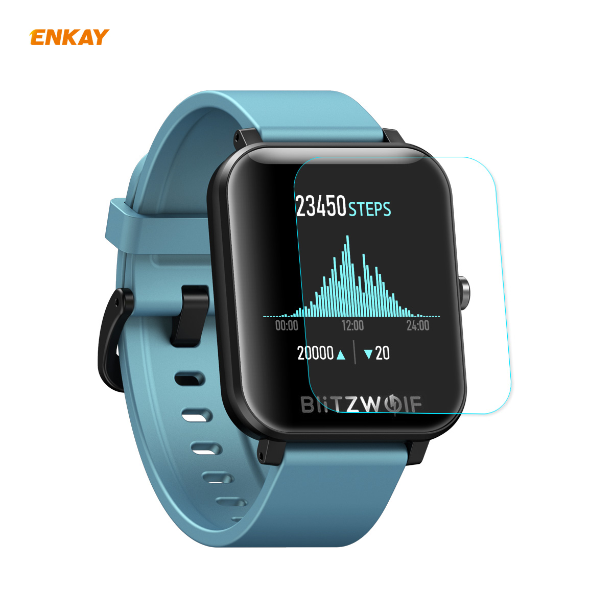 ENKAY-02mm-9H-215D-Are-Edge-Tempered-Glass-Protective-Film-Watch-Screen-Protector-only-for-BlitzWolf-1789630-9