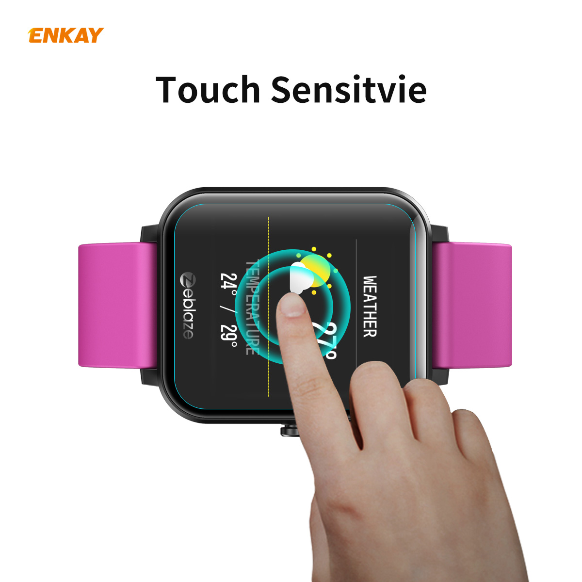 ENKAY-1pc2pcs-Watch-Film-Watch-Screen-Protector-02mm-9H-215D-Tempered-Glass-Film-for-Zebalze-GTS-1755337-4