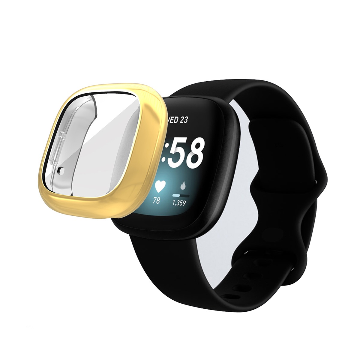 ENKAY-Electroplating-TPU-Protective-Case-Watch-Case-Cover-for-Fitbit-Versa-3--Fitbit-Sense-1751883-9