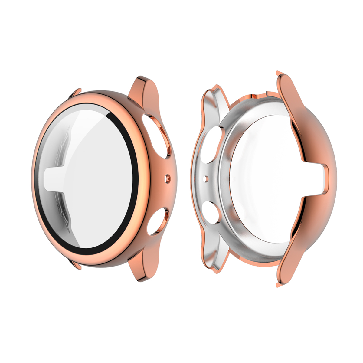 ENKAY-Plating-PC-Watch-Case-Cover--9H-Tempered-Glass-Anti-Scratch-Screen-Protector-for-Samsung-Galax-1737546-4