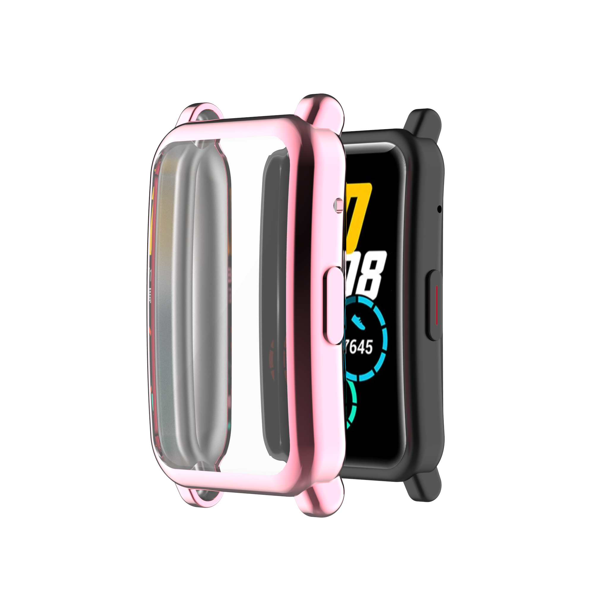 Electroplating-All-inclusive-Protective-Case-TPU-Watch-Case-Watch-Cover-for-Huawei-Honor-Watch-SE-1765677-5