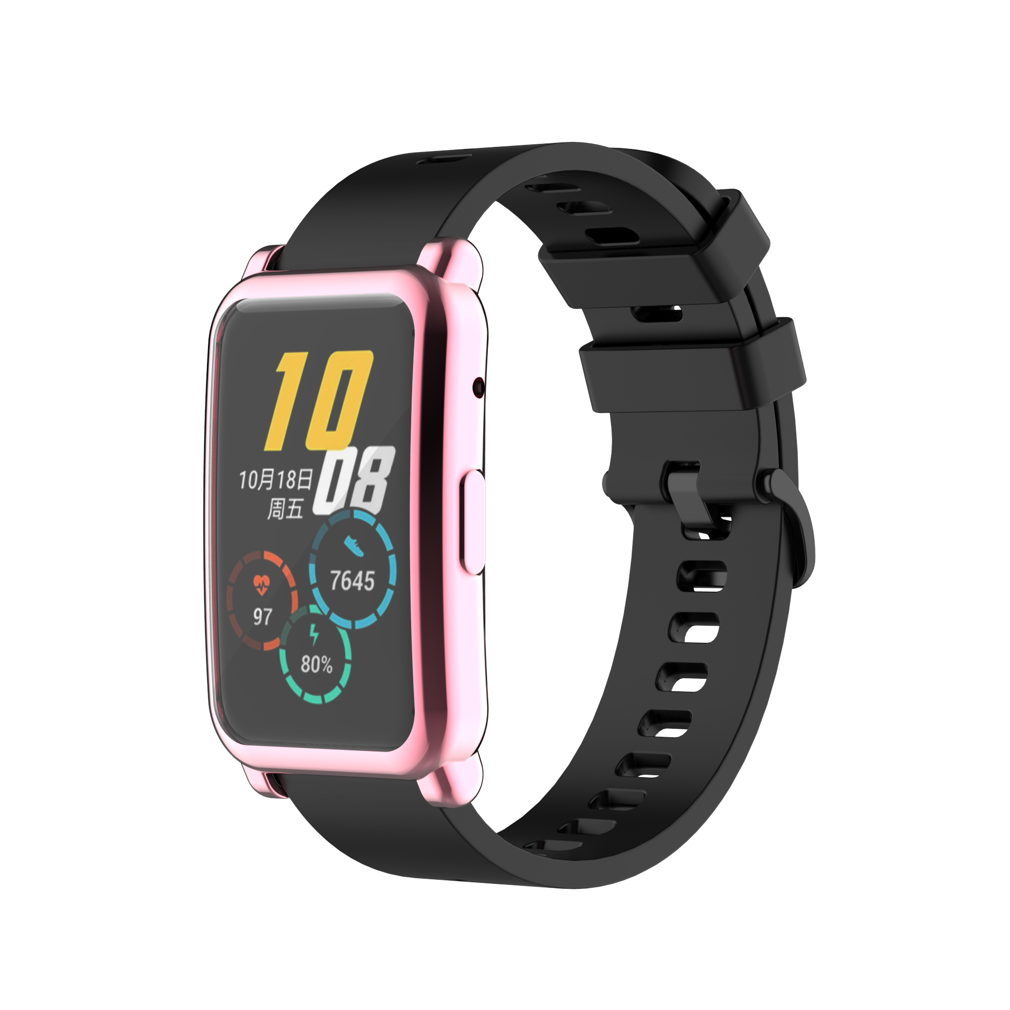 Electroplating-All-inclusive-Protective-Case-TPU-Watch-Case-Watch-Cover-for-Huawei-Honor-Watch-SE-1765677-7