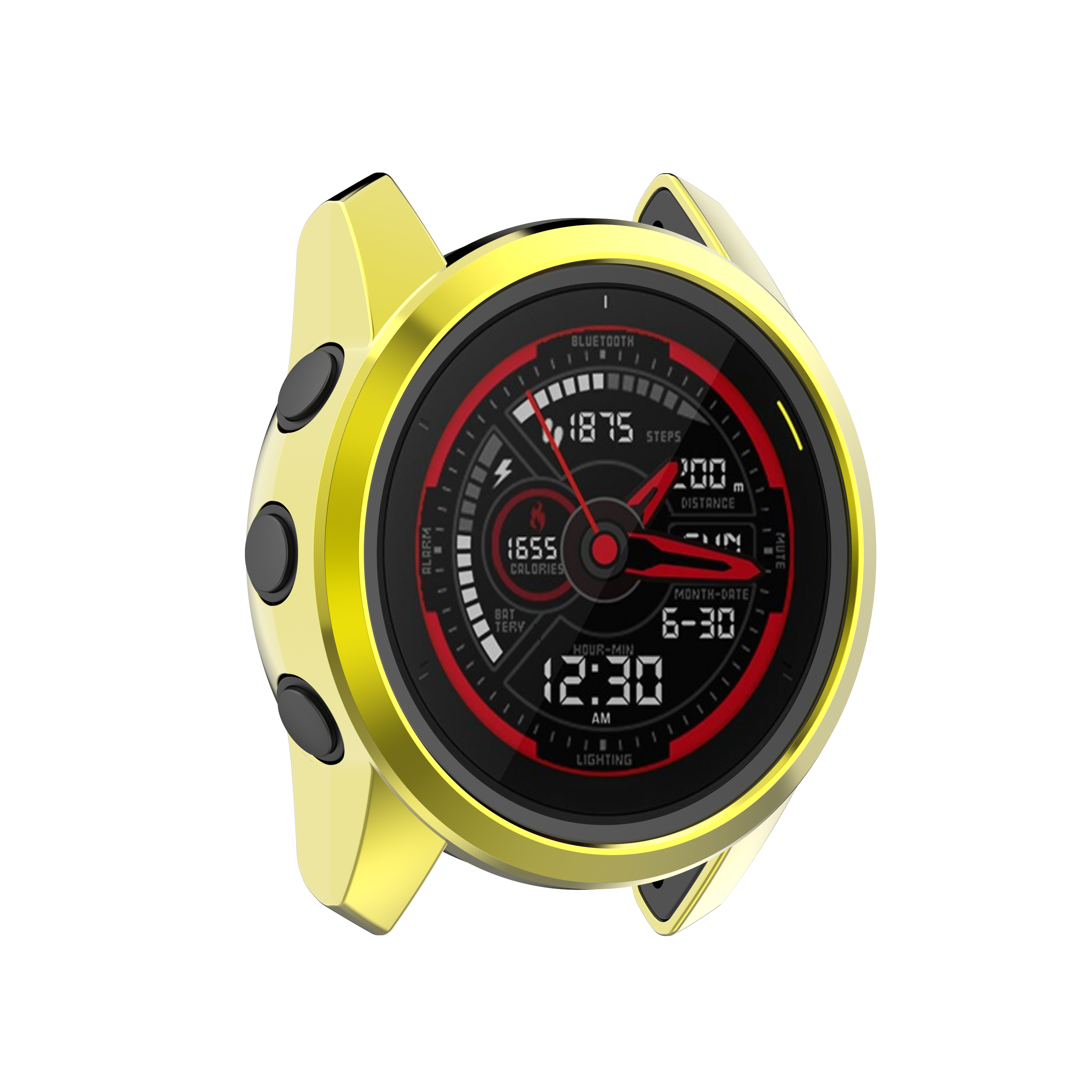 Electroplating-Half-pack-TPU-Watch-Case-Watch-Cover-Protective-Case-for-Garmin-Forerunner745-1765702-19