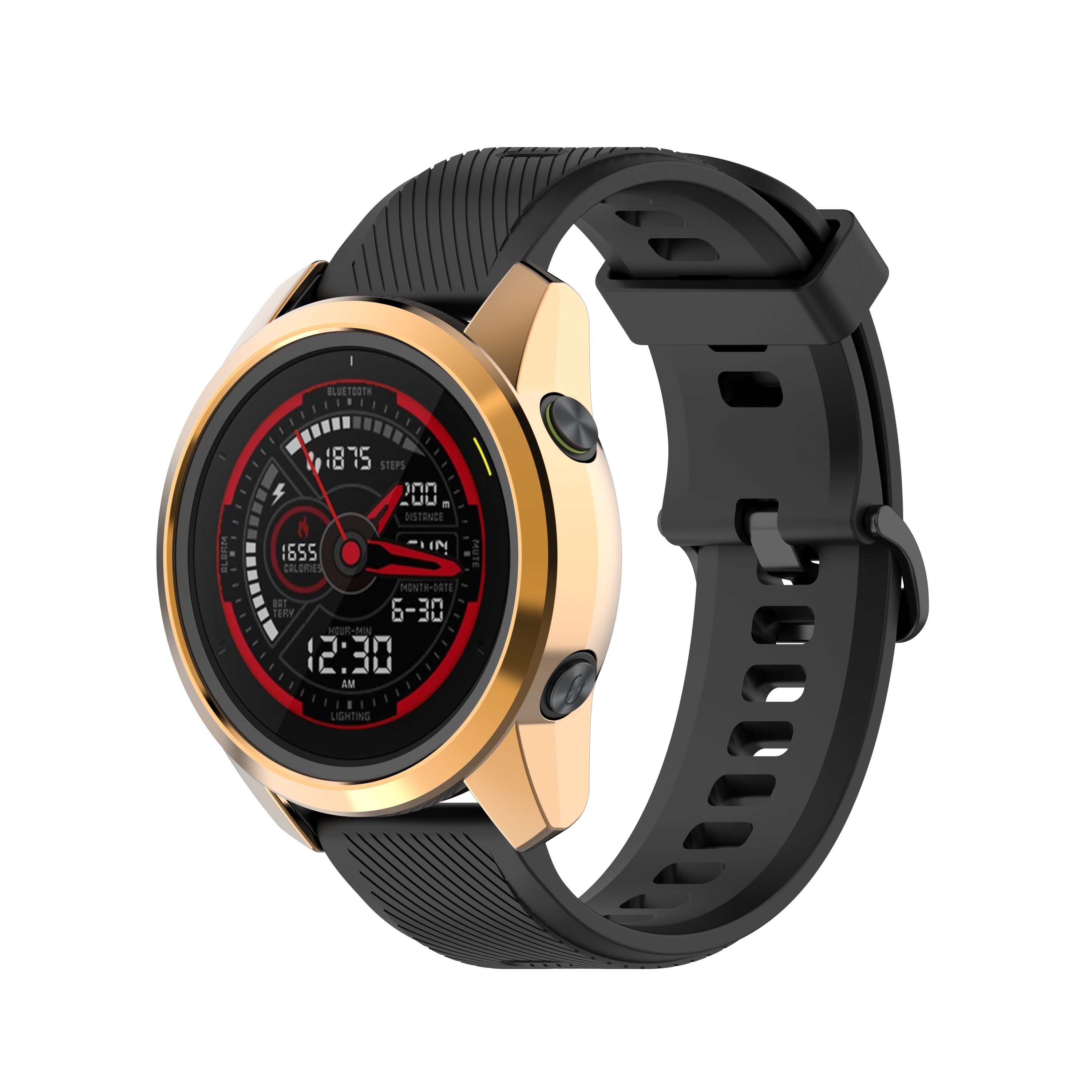 Electroplating-Half-pack-TPU-Watch-Case-Watch-Cover-Protective-Case-for-Garmin-Forerunner745-1765702-25