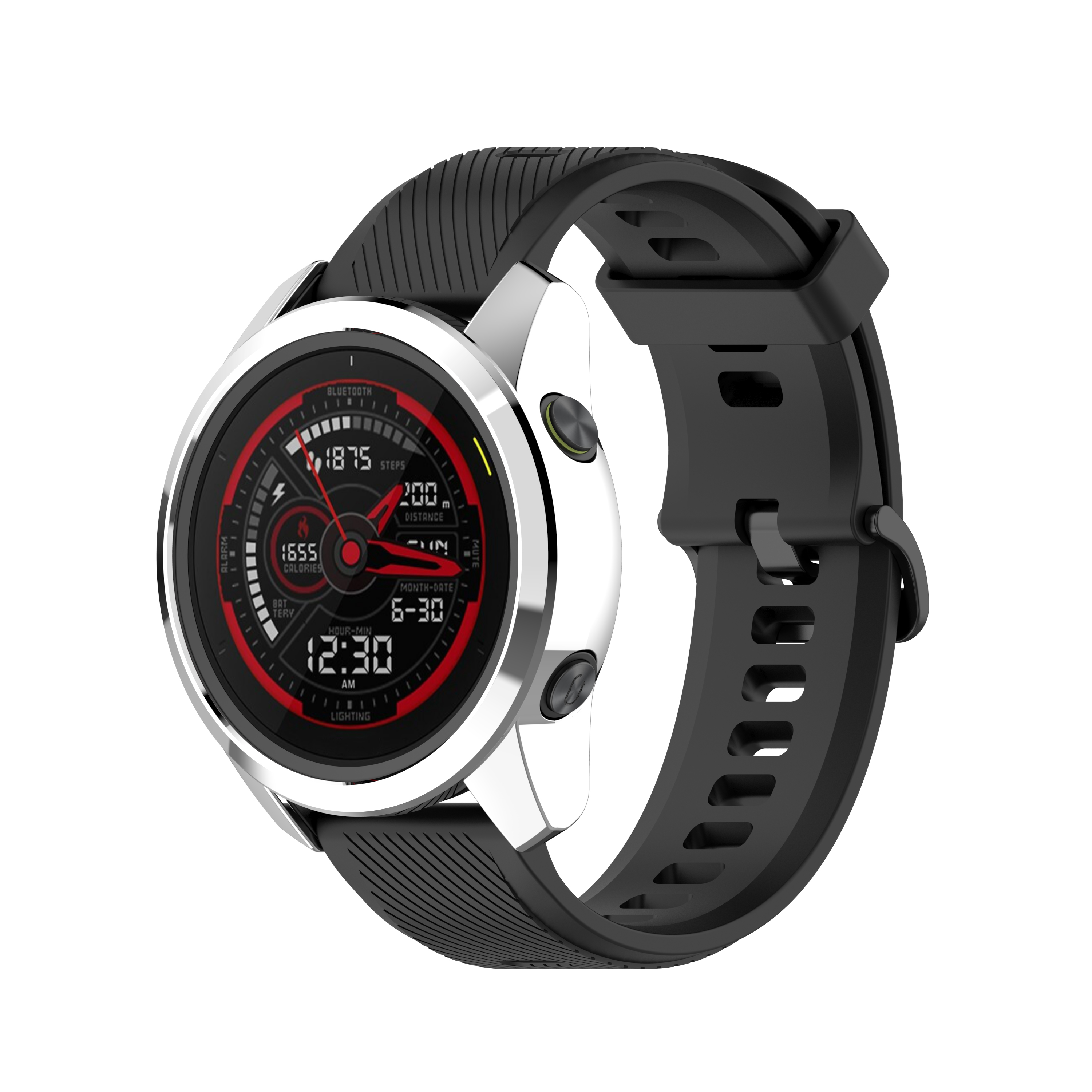 Electroplating-Half-pack-TPU-Watch-Case-Watch-Cover-Protective-Case-for-Garmin-Forerunner745-1765702-30