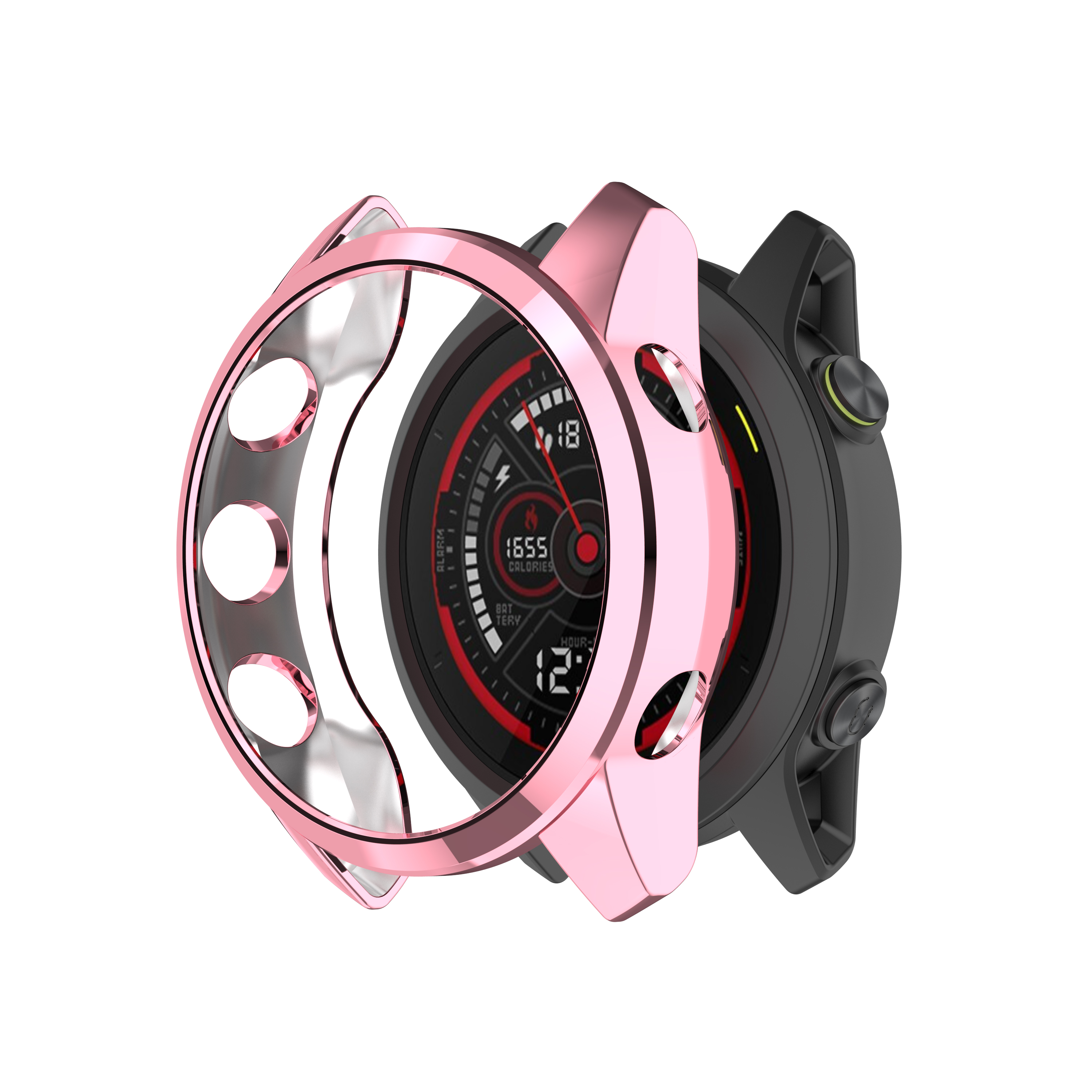 Electroplating-Half-pack-TPU-Watch-Case-Watch-Cover-Protective-Case-for-Garmin-Forerunner745-1765702-4