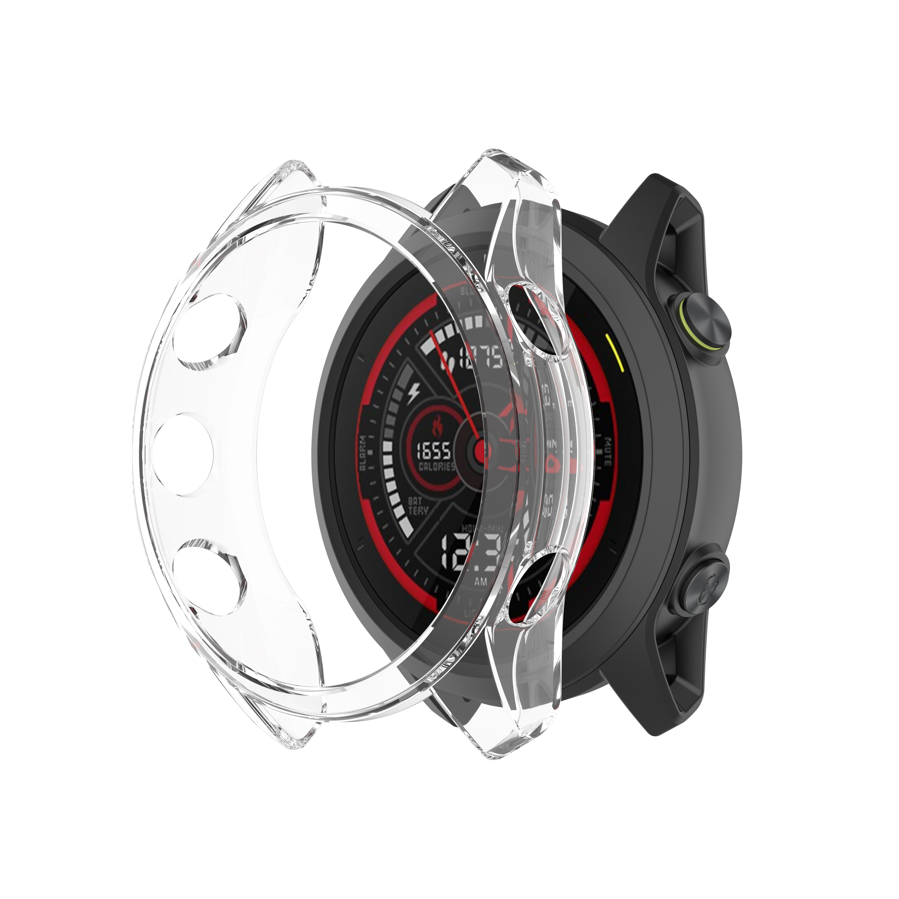 Electroplating-Half-pack-TPU-Watch-Case-Watch-Cover-Protective-Case-for-Garmin-Forerunner745-1765702-33