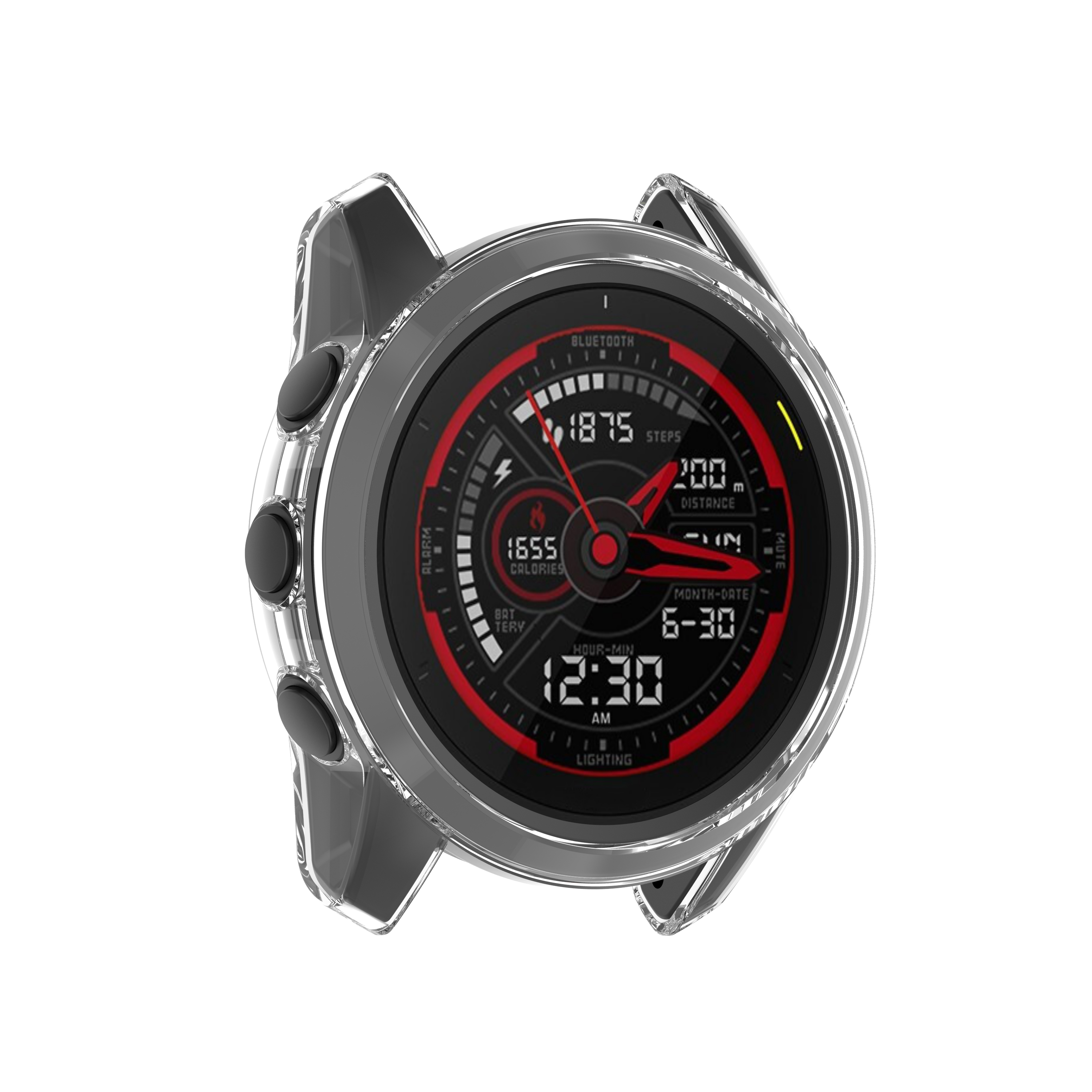 Electroplating-Half-pack-TPU-Watch-Case-Watch-Cover-Protective-Case-for-Garmin-Forerunner745-1765702-34