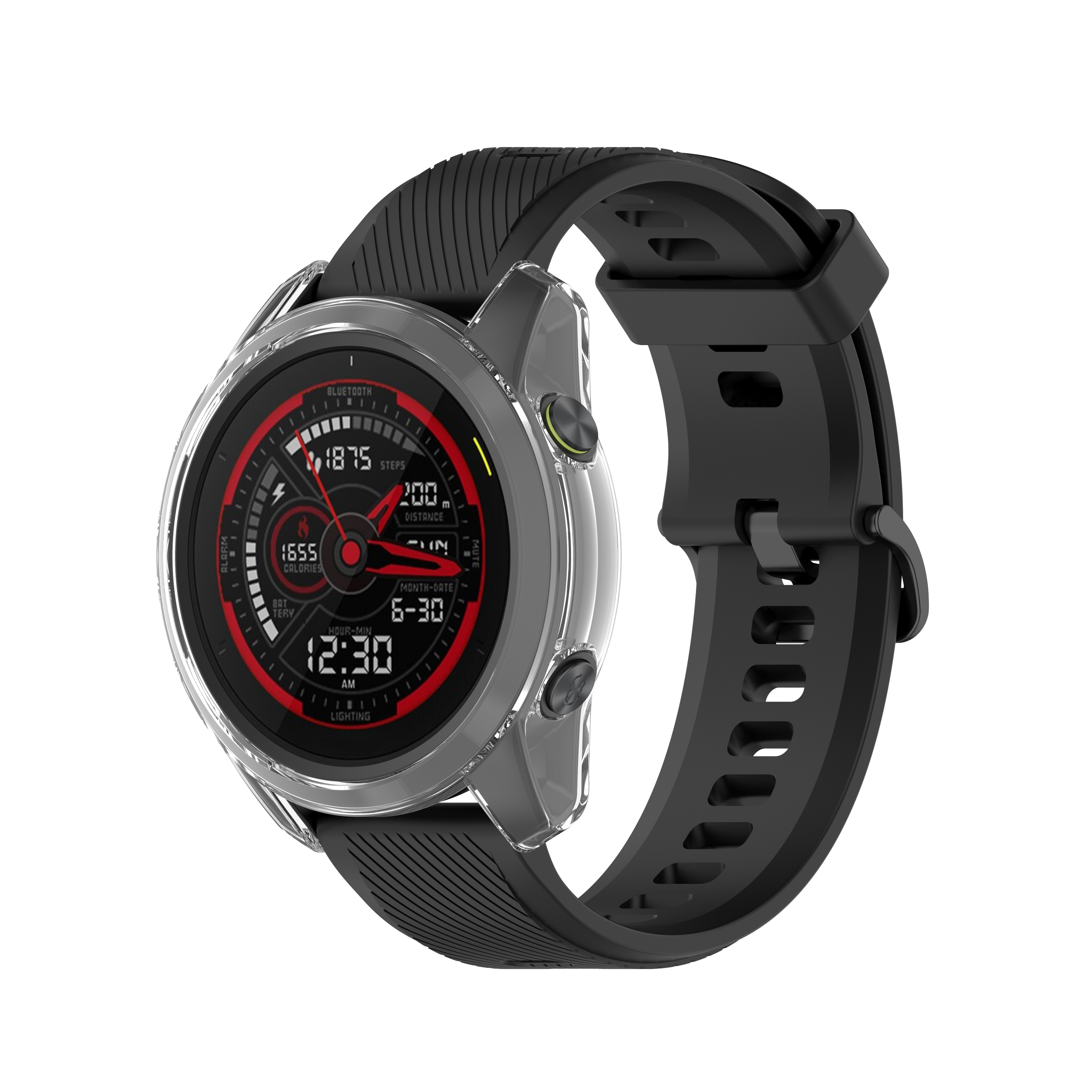 Electroplating-Half-pack-TPU-Watch-Case-Watch-Cover-Protective-Case-for-Garmin-Forerunner745-1765702-35