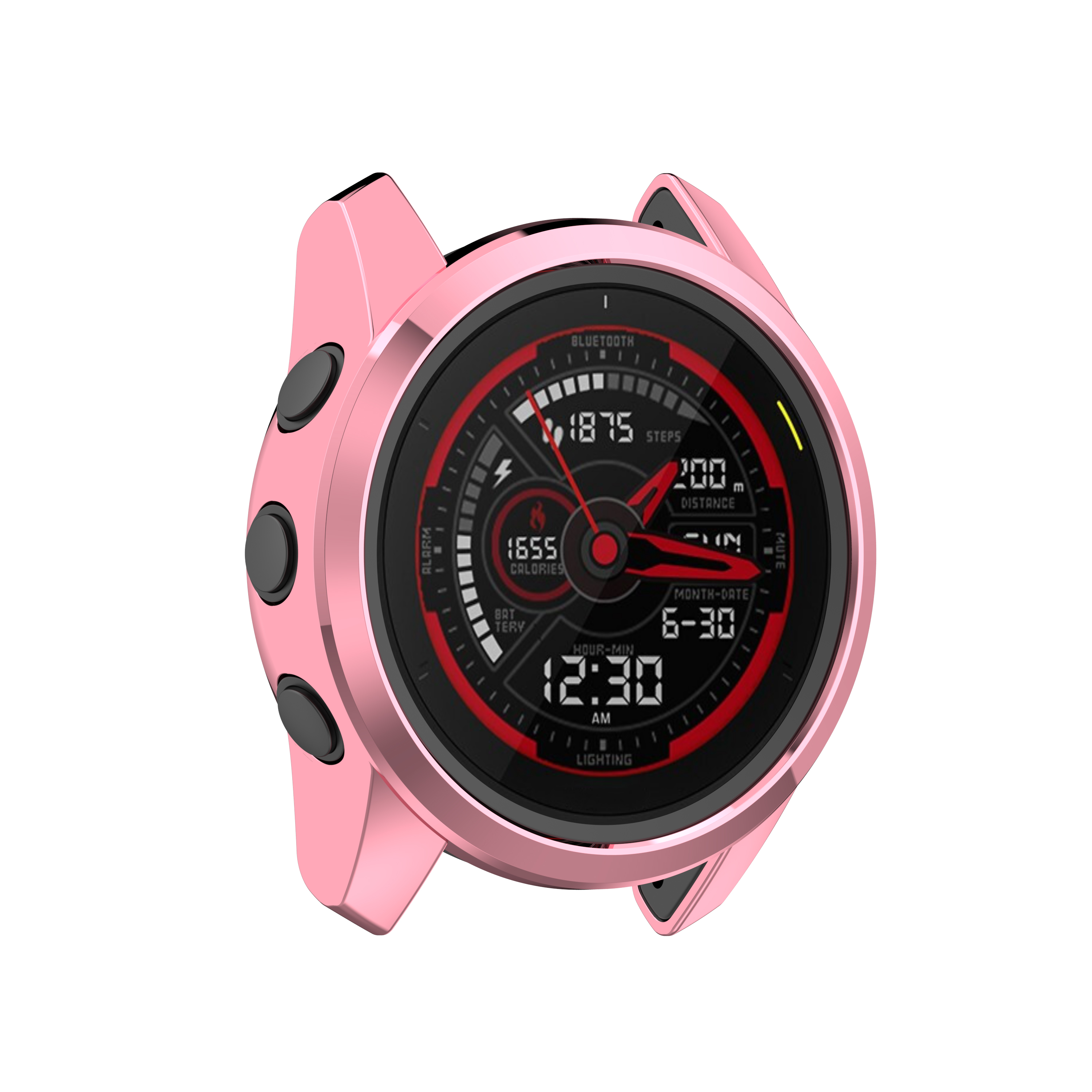 Electroplating-Half-pack-TPU-Watch-Case-Watch-Cover-Protective-Case-for-Garmin-Forerunner745-1765702-5