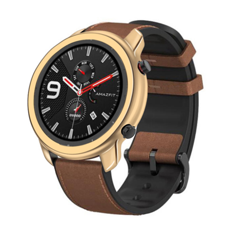 Electroplating-TPU-Watch-Case-Cover-Watch-Cover-Screen-Protector-for-Amazfit-GTR-47mm-1582047-4