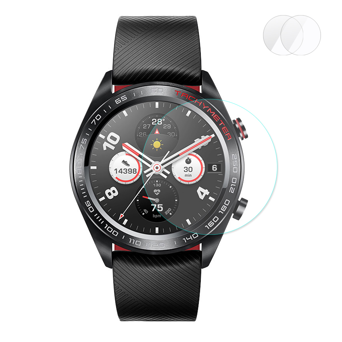 Enkay-2pcs-02mm-9H-215D-Tempered-Glass-Watch-Screen-Protector-for-Huawei-Honor-Watch-Magic-Series-1408890-1