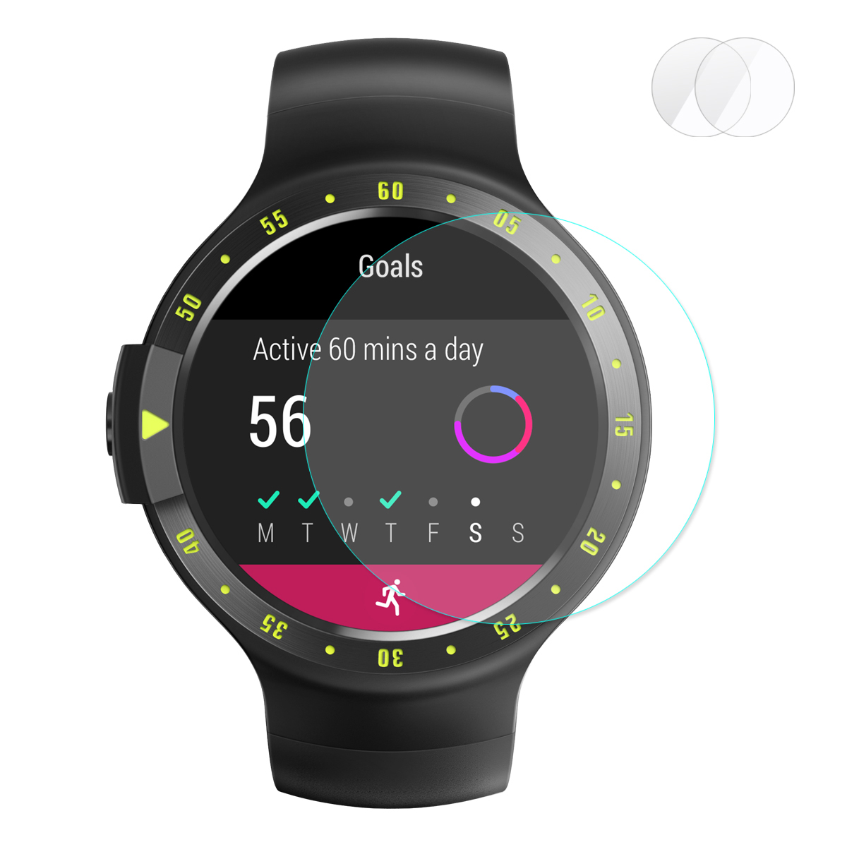 Enkay-2pcs-02mm-9H-215D-Tempered-Glass-Watch-Screen-Protector-for-TicWatch-E--TicWatch-S-1408888-1