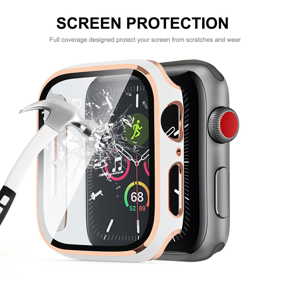 Enkay-Hat-Prince-Plating-Shockproof-Anti-Scratch-Soft-TPU--HD-Clear-Tempered-Glass-Full-Cover-Watch--1850294-4