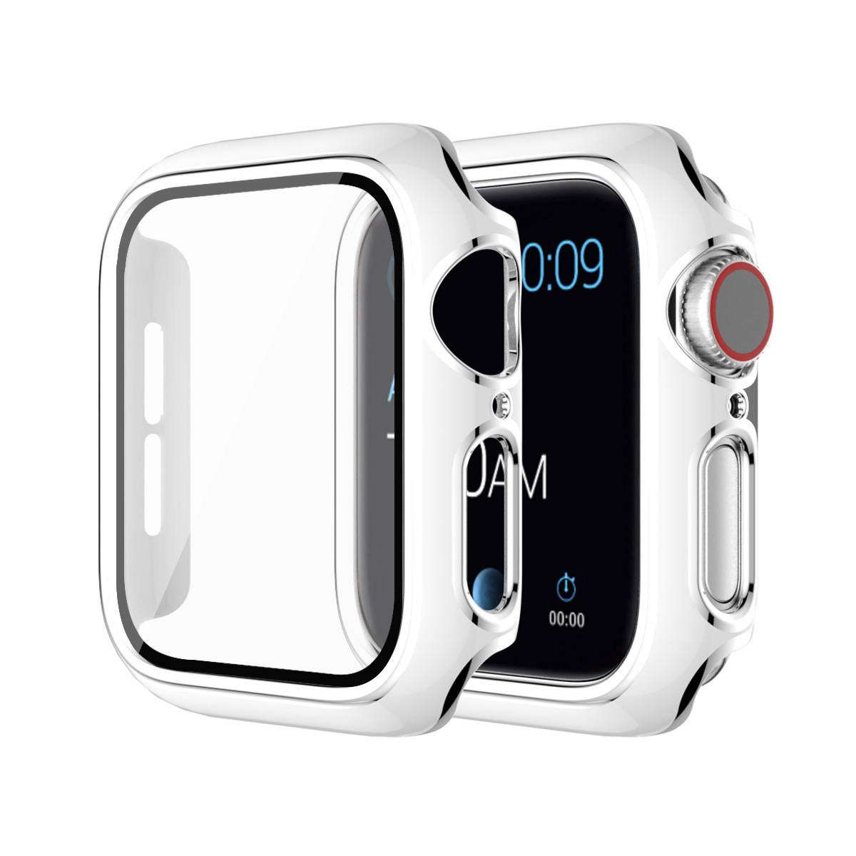 Enkay-Hat-Prince-Plating-Shockproof-Anti-Scratch-Soft-TPU--HD-Clear-Tempered-Glass-Full-Cover-Watch--1850294-9