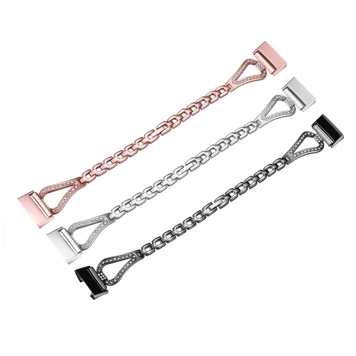 KALOAD-Metal-Watch-Band-Wristband-Strap-Replacemtn-for-Fitbit-Charge-3-Smart-Watch-1455616-6