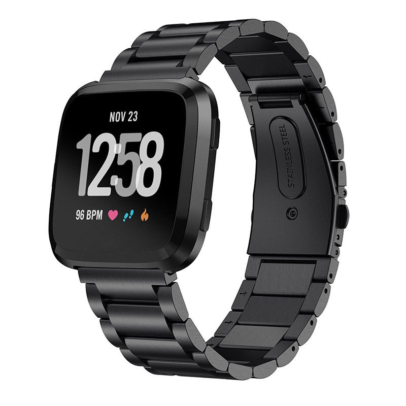 KALOAD-Stainless-Steel-Smart-Watch-Replacement-Strap-Screwless-Bracelet-Belt-Band-For-Fitbit-Versa-1359878-2
