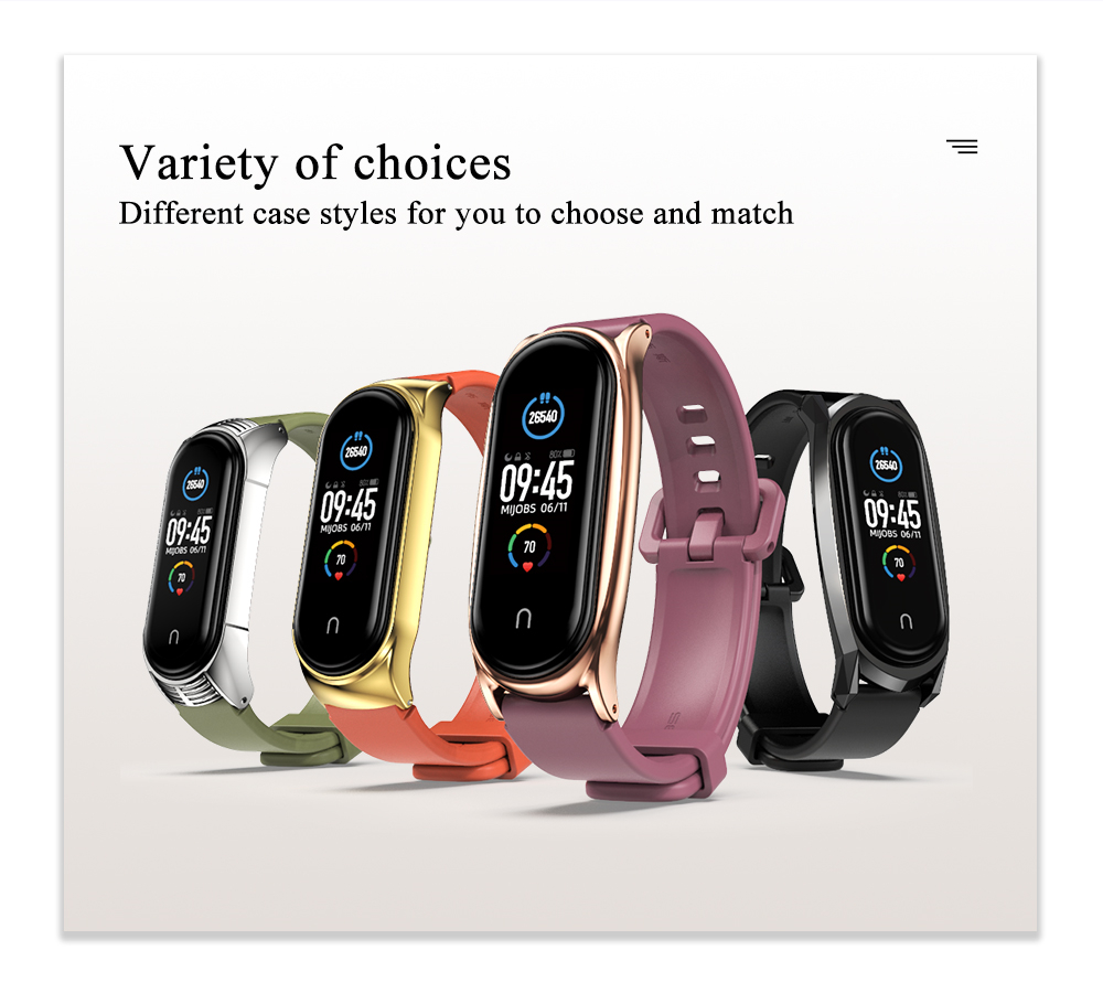 MIJOBS-TPU-Silicone-Replacement-Watch-Strap-Metal-Case-Cover-for-Xiaomi-Mi-Band-5-1819424-3