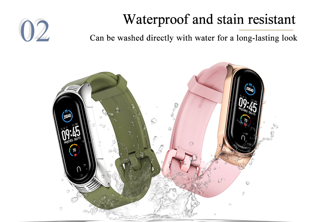 MIJOBS-TPU-Silicone-Replacement-Watch-Strap-Metal-Case-Cover-for-Xiaomi-Mi-Band-5-1819424-5