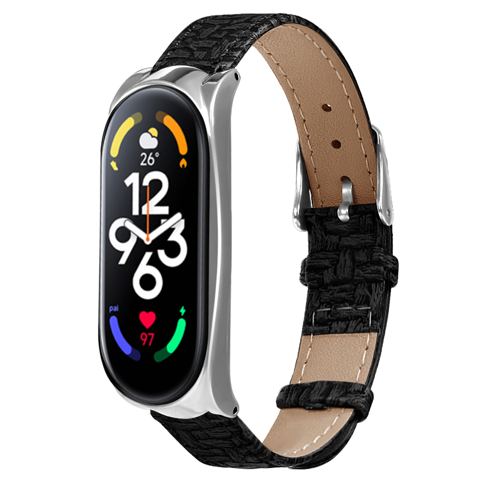 Metal-Watch-Cover-Leather-Replacement-Strap-Smart-Watch-Band-for-Xiaomi-Mi-Band-7-1965662-12