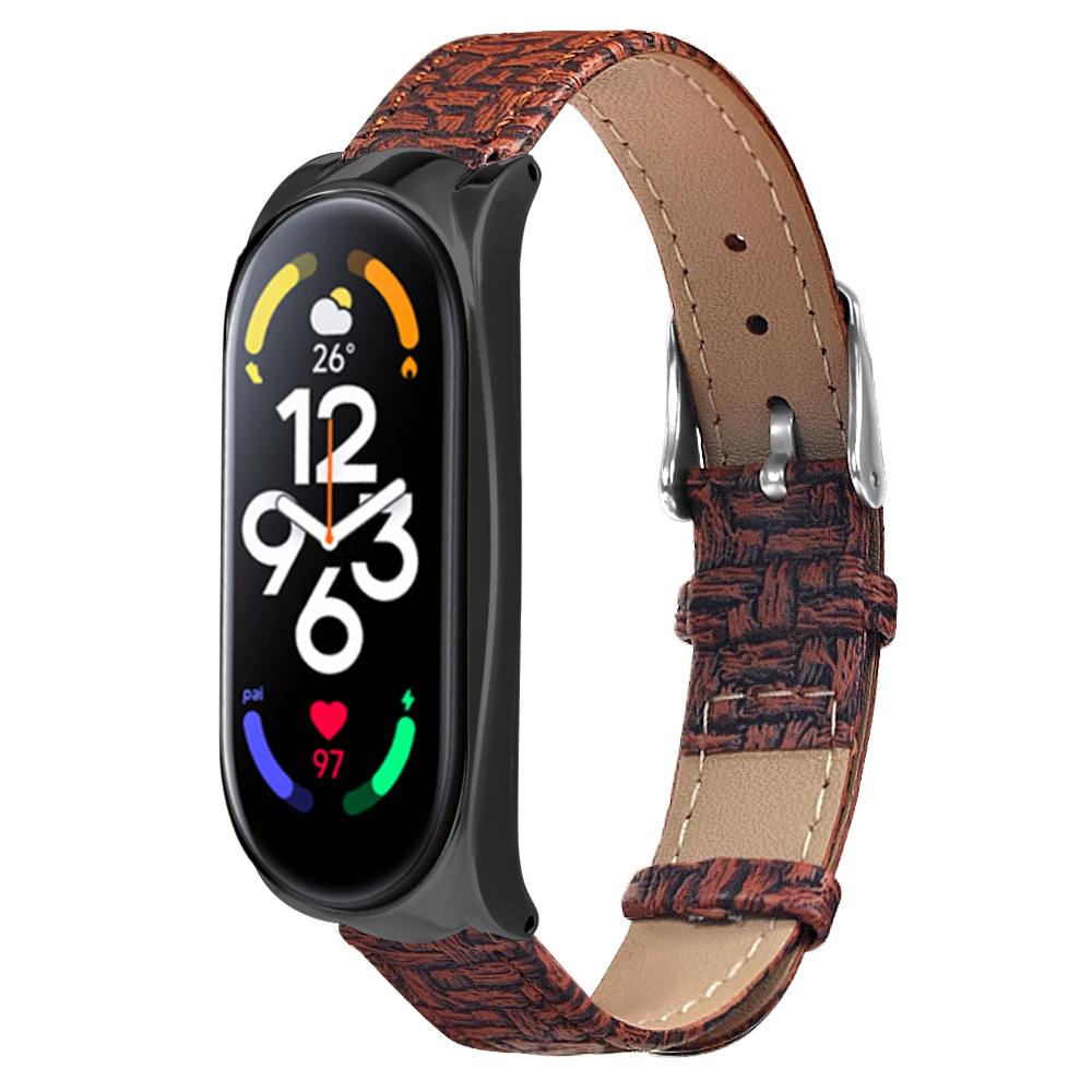 Metal-Watch-Cover-Leather-Replacement-Strap-Smart-Watch-Band-for-Xiaomi-Mi-Band-7-1965662-16