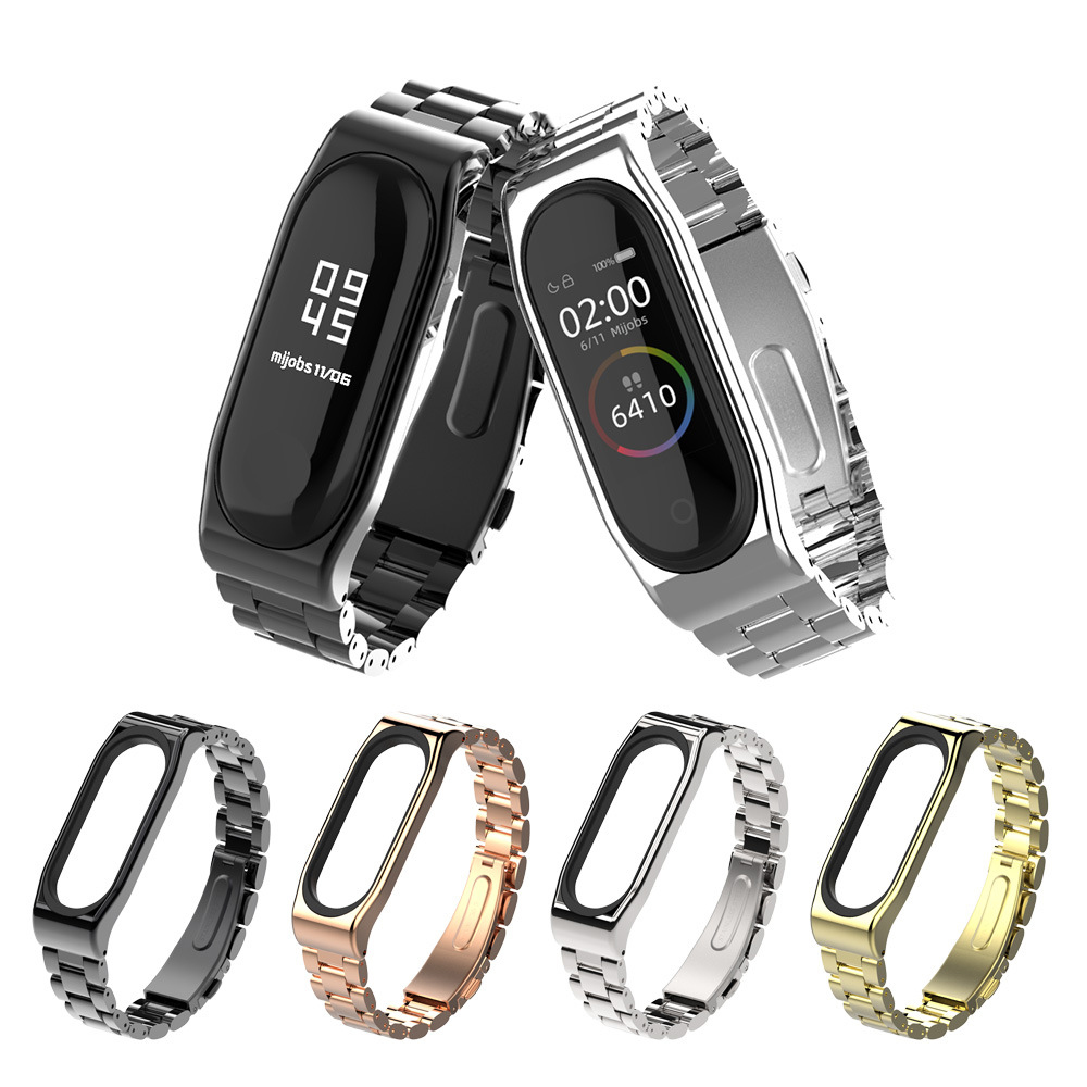Mijobs-Full-Steel-Watch-Band-Anti-lost-Watch-Strap-for-Xiaomi-mi-band-5-Non-original-1701020-1
