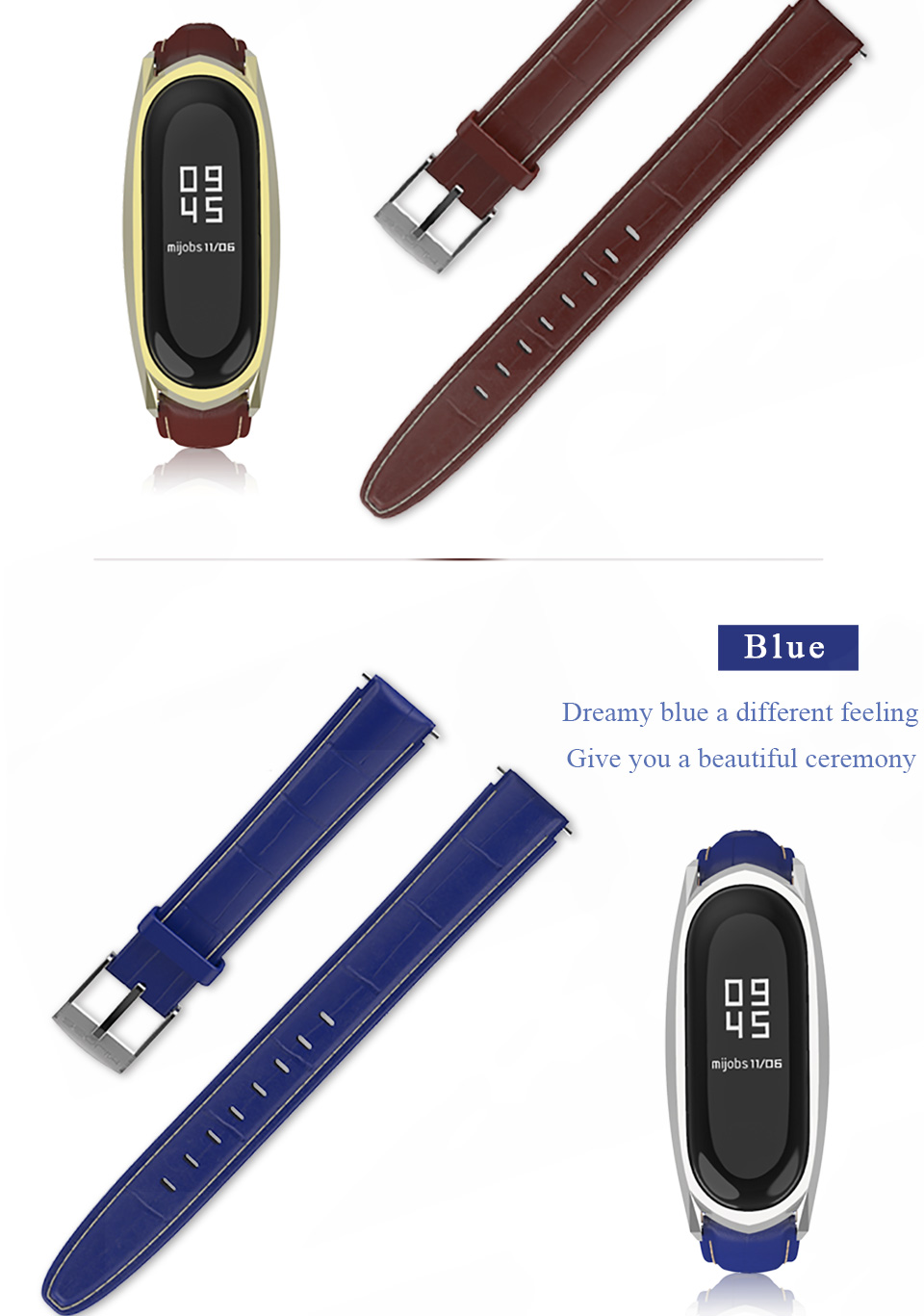 Mijobs-Leather-Watch-Strap-Replacement-Watch-Band-for-Xiaomi-Mi-band-3-Smart-Watch-Non-original-1447780-3