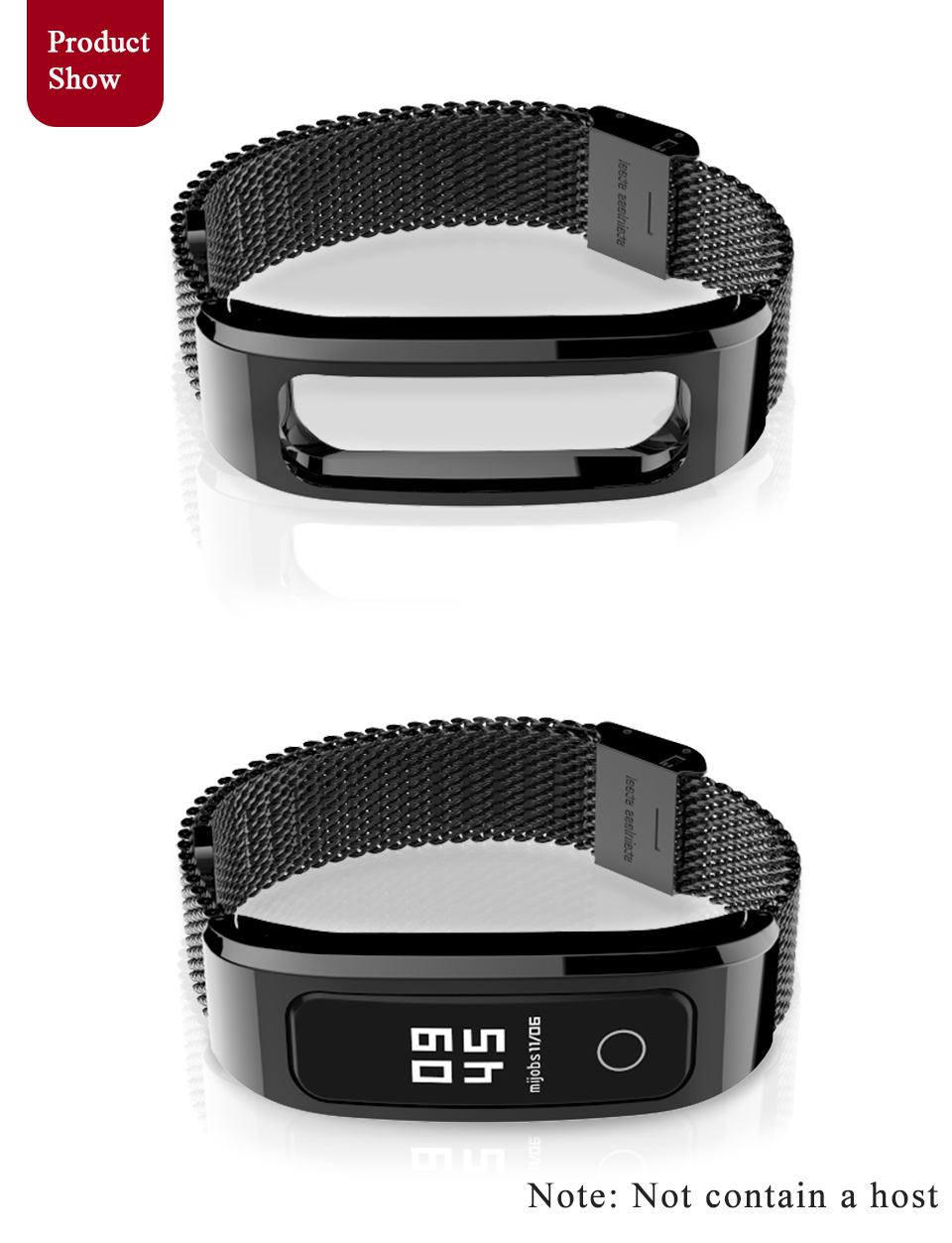 Mijobs-Milan-Metal-Watch-Band-for-Huawei-Honor-Band-4-Running-Version-1447778-3