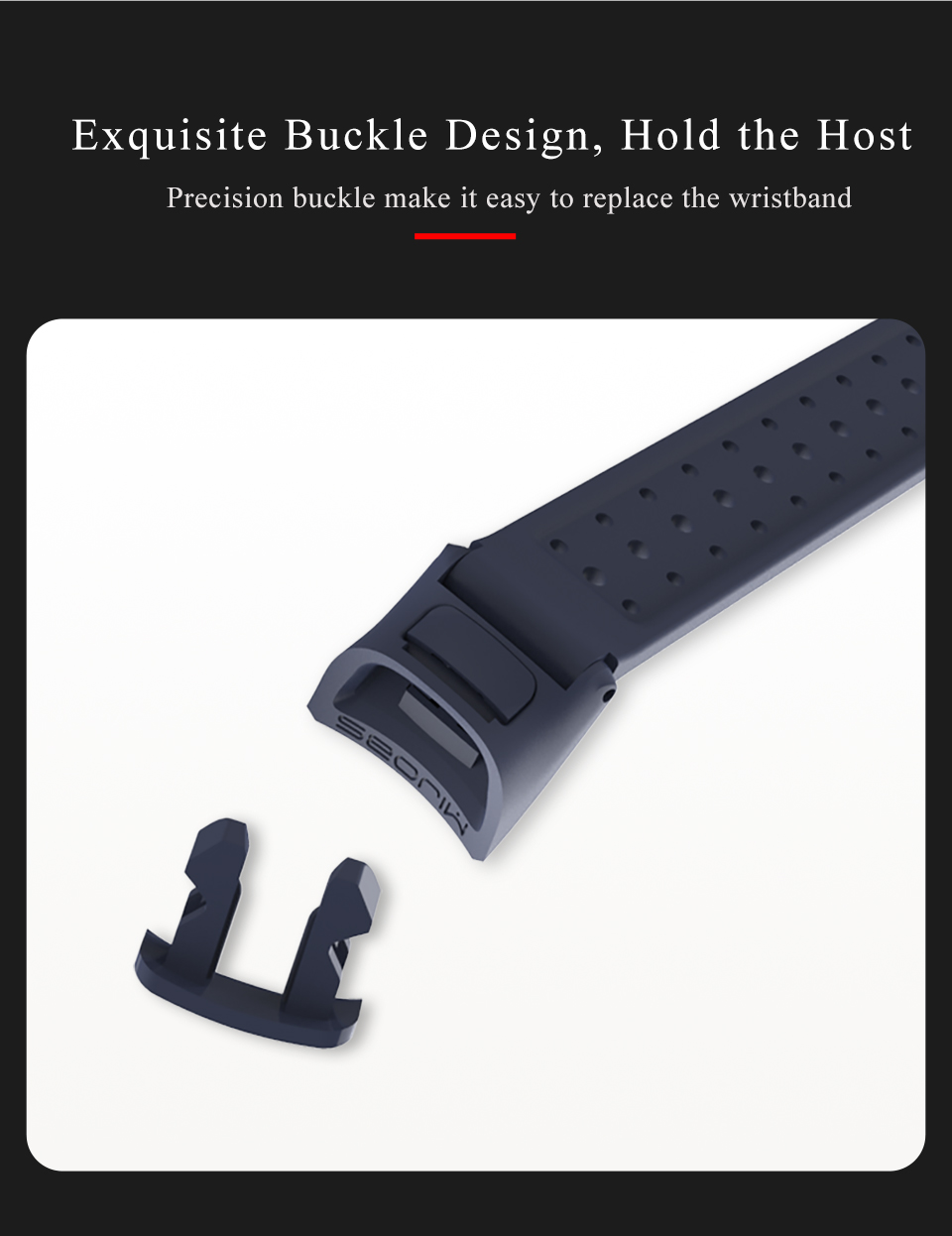 Mijobs-Silicone-Wrist-Strap-Waterproof-Watch-Band-for-Huawei-Honor-Band-4-Smart-Watch-1455309-5