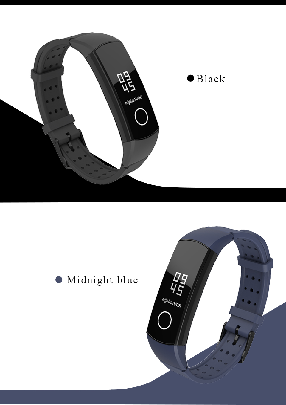 Mijobs-Silicone-Wrist-Strap-Waterproof-Watch-Band-for-Huawei-Honor-Band-4-Smart-Watch-1455309-7