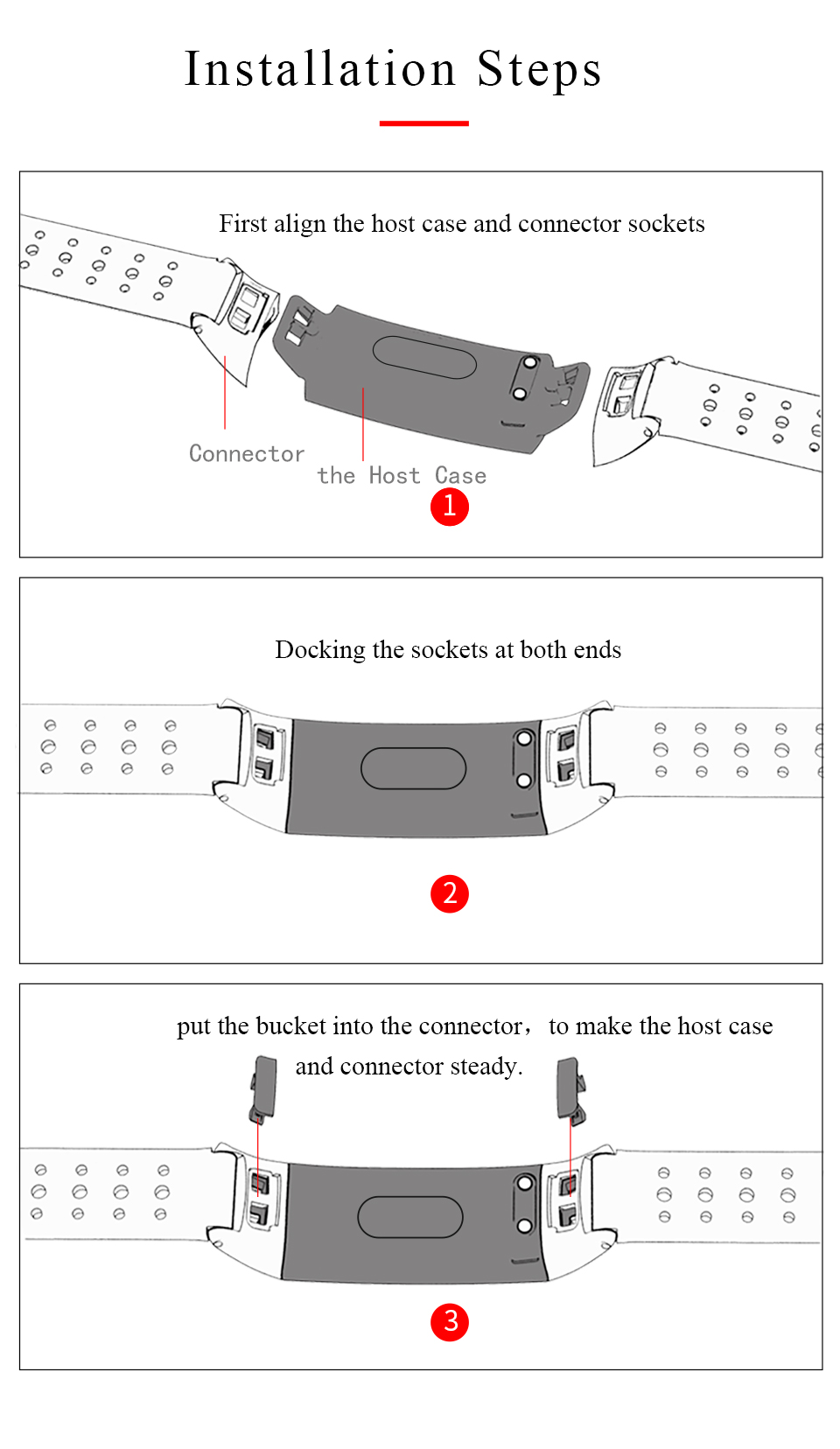 Mijobs-Silicone-Wrist-Strap-Waterproof-Watch-Band-for-Huawei-Honor-Band-4-Smart-Watch-1455309-10