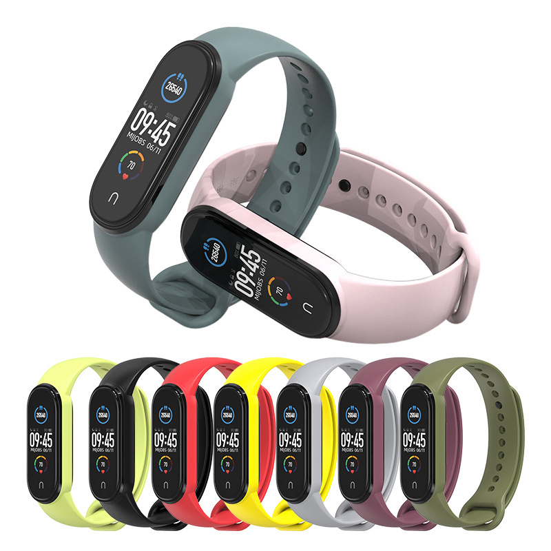 Mijobs-TPU-Silicone-Watch-Band-Replacement-Watch-Strap-for-Xiaomi-mi-band-5-Non-original-1700845-1