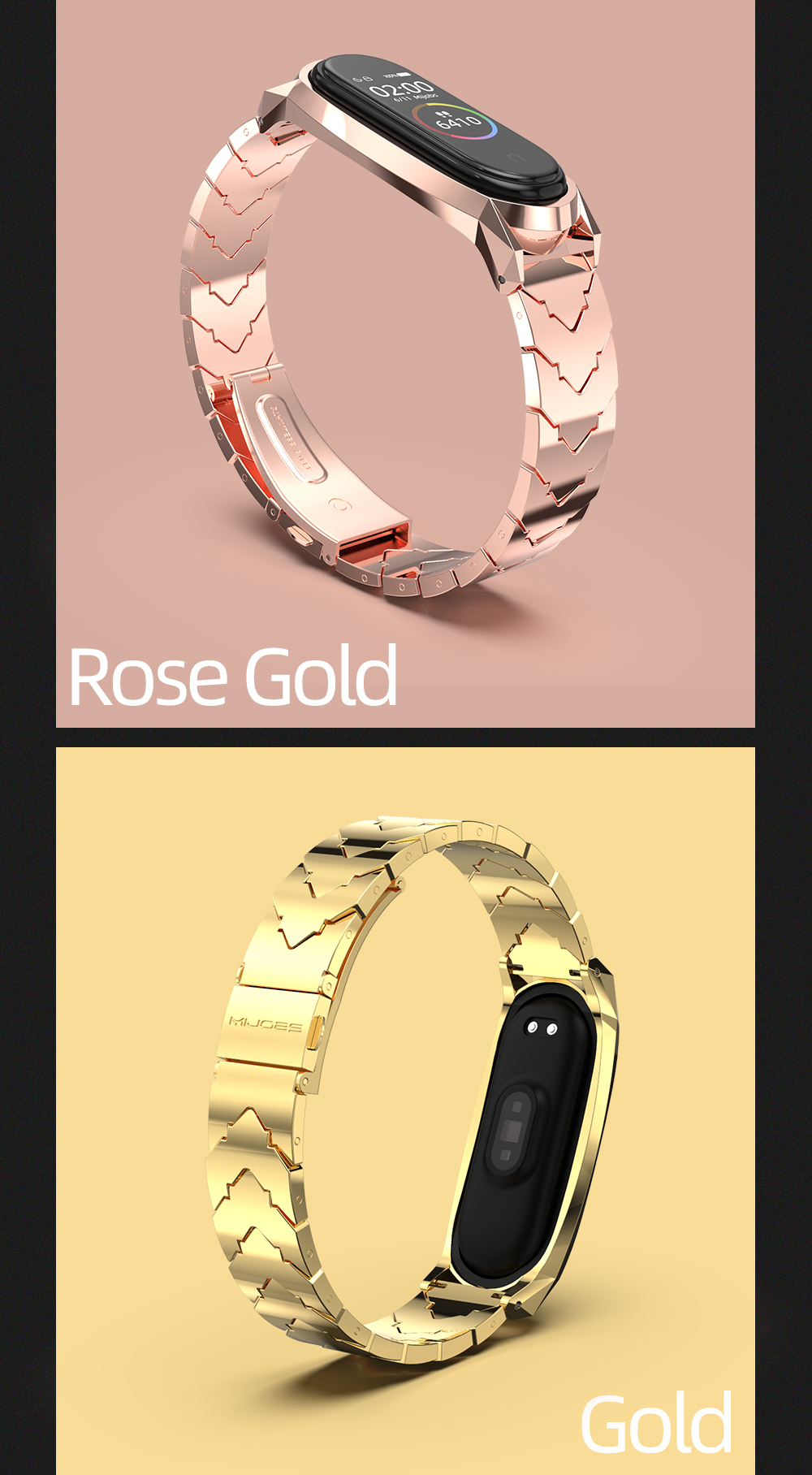 Mijobs-V-Type-Full-Steel-Watch-Band-for-Xiaomi-mi-band-5-Smart-Watch-Non-original-1730294-6