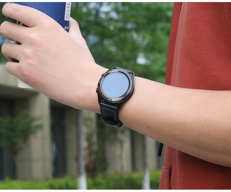 One-Side-Cowhide-One-Side-Silica-gel-Watch-Band-for-Huawei-Watch-GT--Honor-Magic-1489908-3