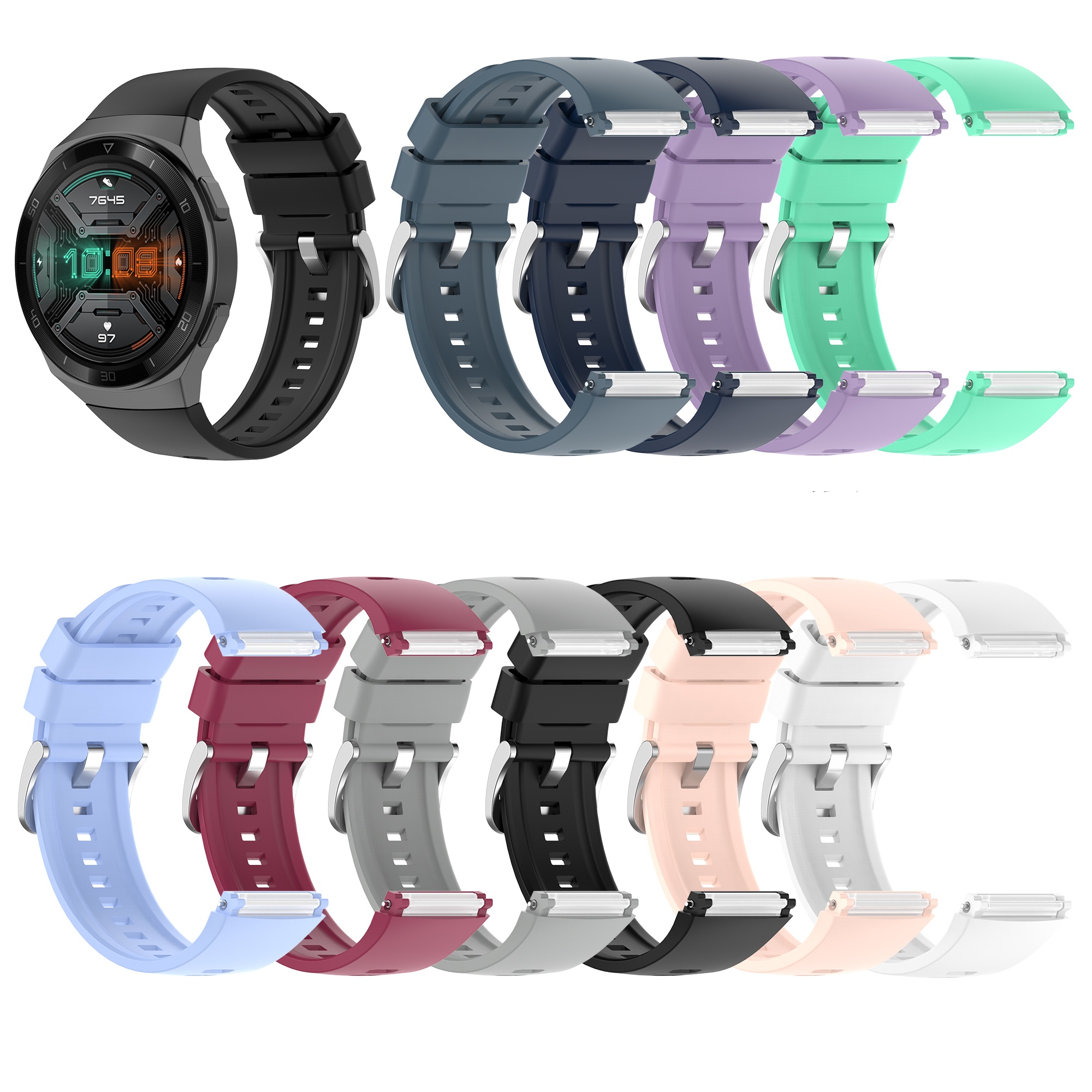 Original-Silicone-Watch-Band-Steel-Buckle-Watch-Strap-only-for-Huawei-Watch-GT-2e-1765718-1