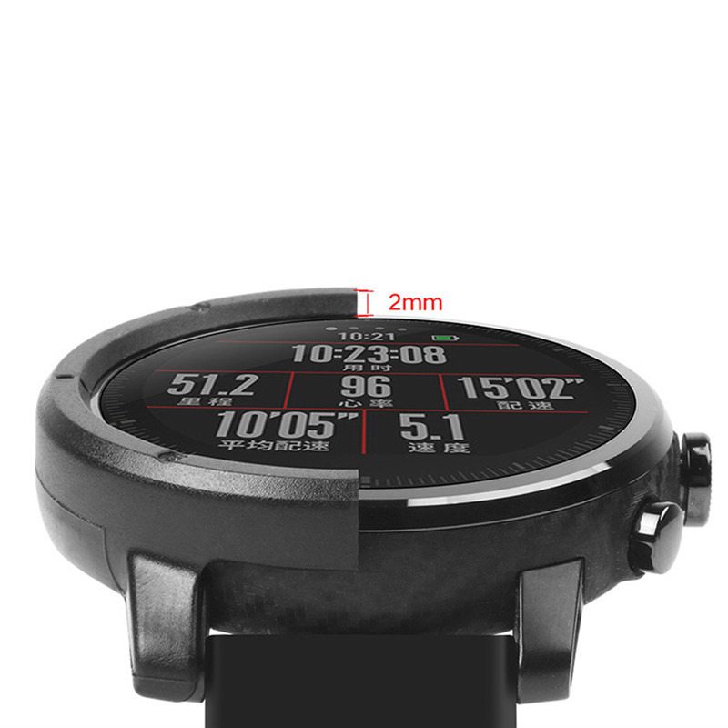 PC-Pure-Color-Watch-Case-Cover-Watch-Cover-Protector-for-Xiaomi-Amazfit-Stratos-Smart-Watch-Non-orig-1443828-2