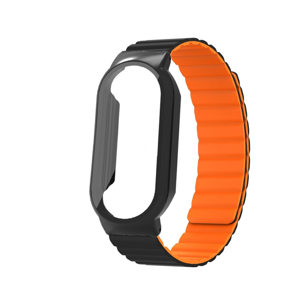 PCTempered-Film-Protective-Case-Silicone-Magnetic-Strap-Smart-Watch-Band-for-Xiaomi-Mi-Band-7--7-NFC-1973030-2