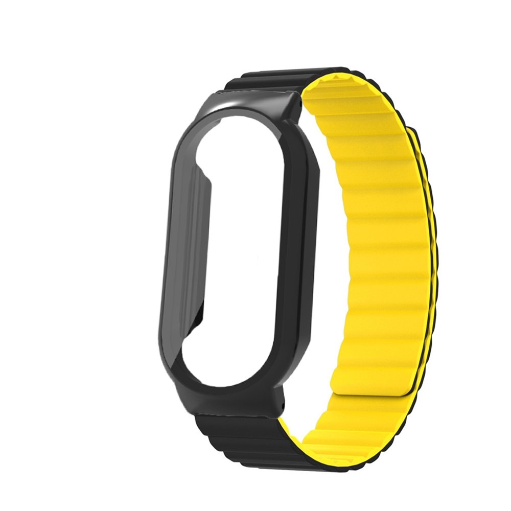 PCTempered-Film-Protective-Case-Silicone-Magnetic-Strap-Smart-Watch-Band-for-Xiaomi-Mi-Band-7--7-NFC-1973030-5