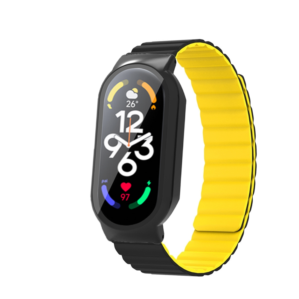 PCTempered-Film-Protective-Case-Silicone-Magnetic-Strap-Smart-Watch-Band-for-Xiaomi-Mi-Band-7--7-NFC-1973030-7