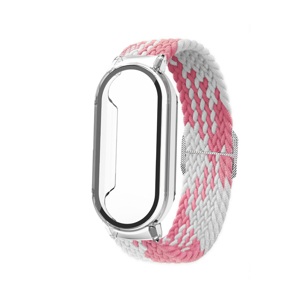 PCTempered-Film-Protective-Case-Stretch-Woven-Replacement-Strap-Smart-Watch-Band-for-Xiaomi-Mi-Band--1973031-11