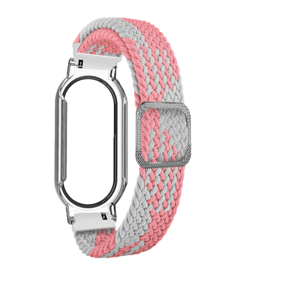 PCTempered-Film-Protective-Case-Stretch-Woven-Replacement-Strap-Smart-Watch-Band-for-Xiaomi-Mi-Band--1973031-12