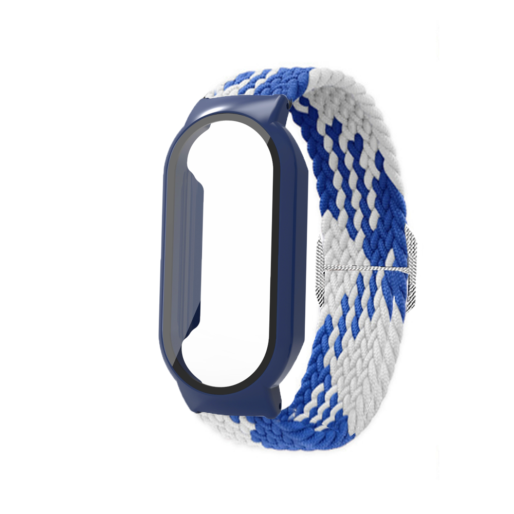 PCTempered-Film-Protective-Case-Stretch-Woven-Replacement-Strap-Smart-Watch-Band-for-Xiaomi-Mi-Band--1973031-23