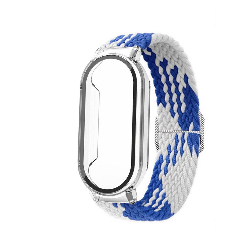 PCTempered-Film-Protective-Case-Stretch-Woven-Replacement-Strap-Smart-Watch-Band-for-Xiaomi-Mi-Band--1973031-26