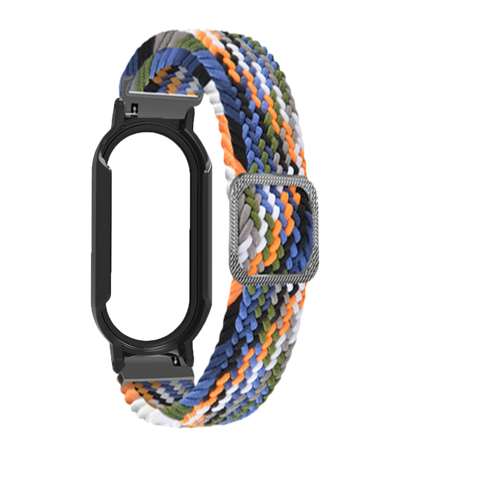 PCTempered-Film-Protective-Case-Stretch-Woven-Replacement-Strap-Smart-Watch-Band-for-Xiaomi-Mi-Band--1973031-30