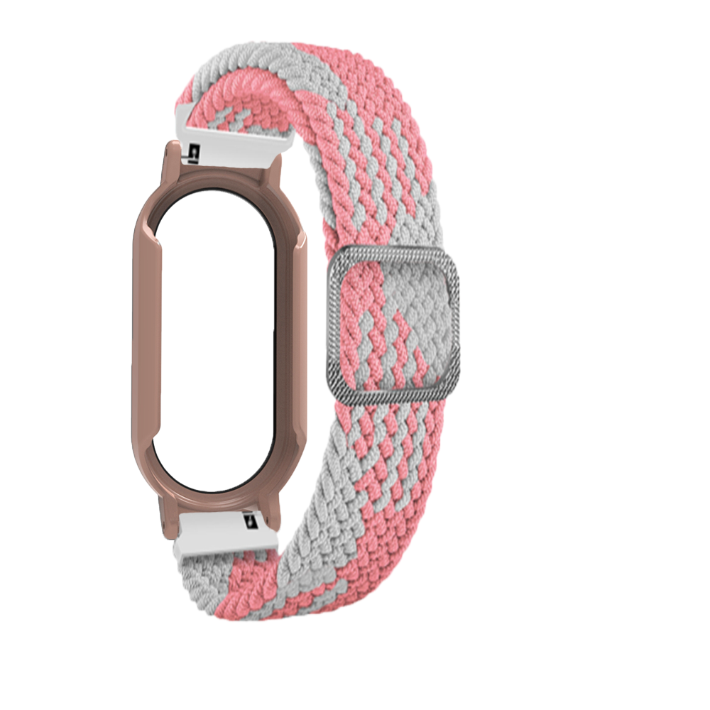 PCTempered-Film-Protective-Case-Stretch-Woven-Replacement-Strap-Smart-Watch-Band-for-Xiaomi-Mi-Band--1973031-9