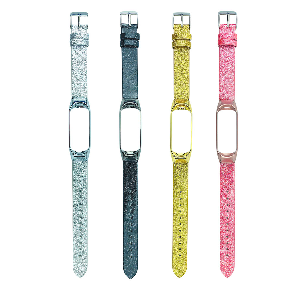 Pure-Color-Bright-Stars-Watch-Strap-Watch-Band-for-Xiaomi-Miband-3--Miband-4-Non-original-1686467-1