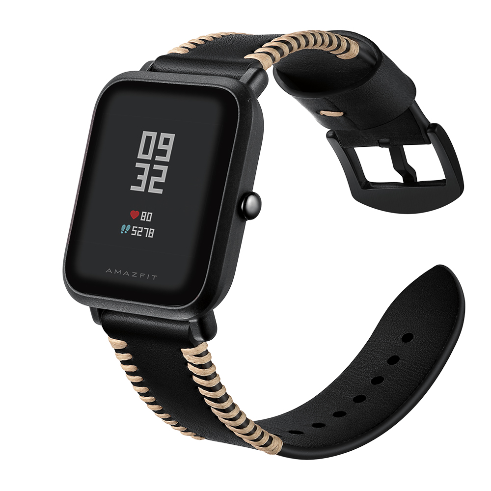 Replacement-20mm-Leather-Watch-Band-for-Xiaomi-Amazfit-Pace-Youth-Smart-Watch-Non-original-1365100-4