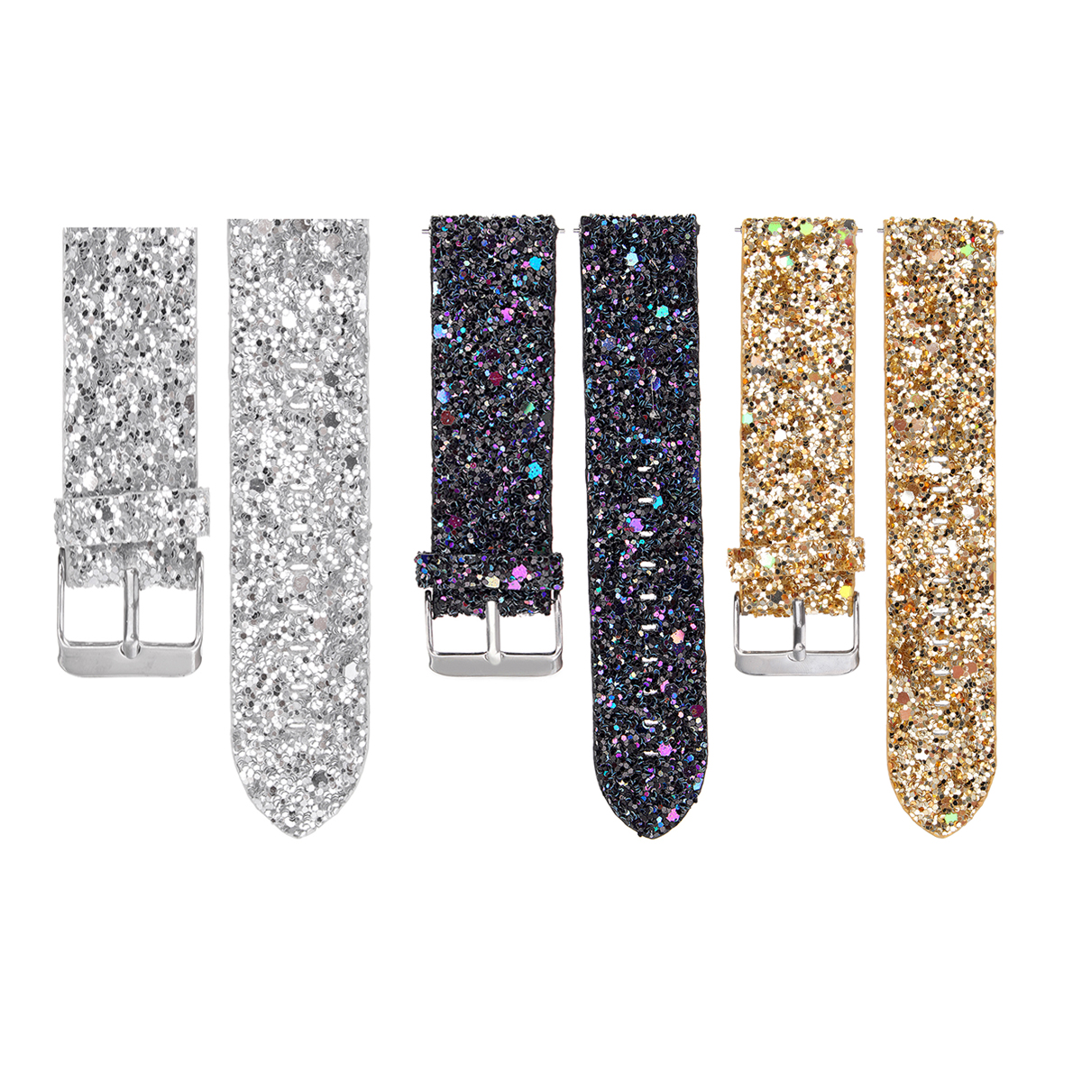 Replacement-Bling-Glitter-Leather-Wrist-Strap-Watch-Band-For-Fitbit-Versa-1314712-2