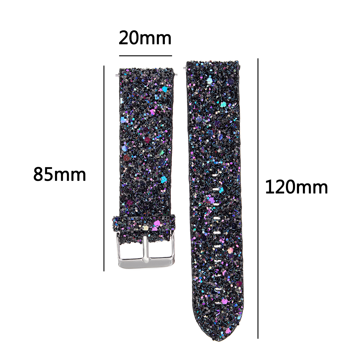 Replacement-Bling-Glitter-Leather-Wrist-Strap-Watch-Band-For-Fitbit-Versa-1314712-3